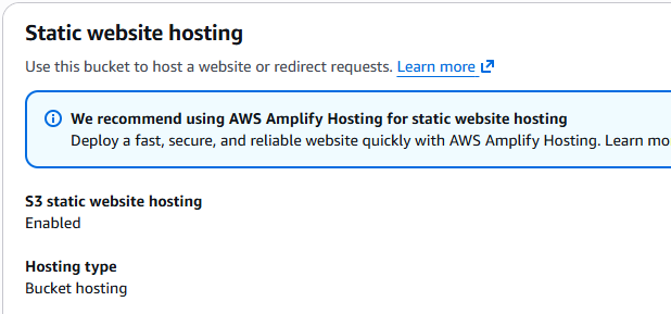 Enable Static Hosting